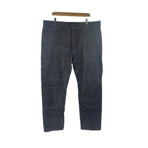 Akoo Jeans Mens Size 42 No Rivals Big Oak Fit Black Denim Straight Leg